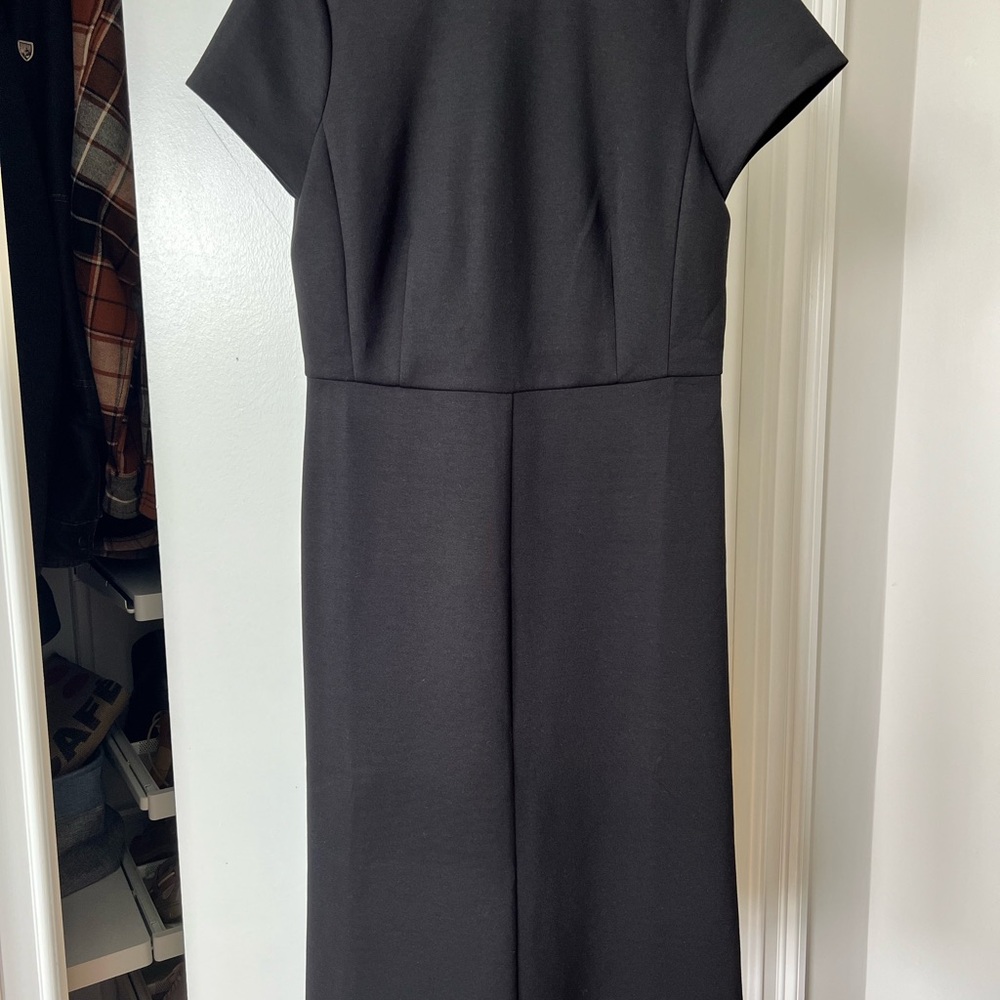 Ann Taylor Classic Black Midi Dress